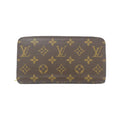 Louis Vuitton Coquelicots Marron Coated Canvas Long Wallet