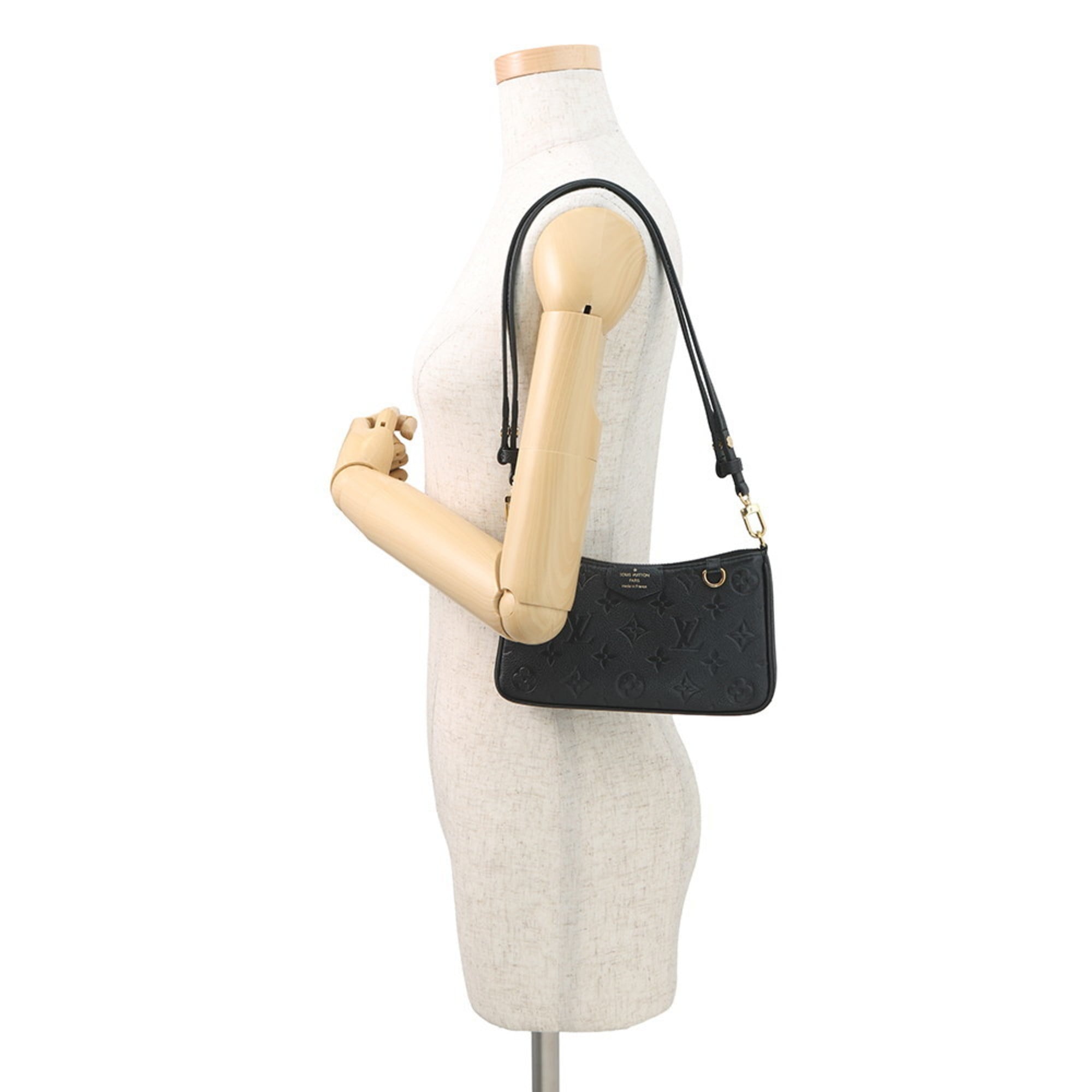Louis Vuitton Noir Monogram Empreinte Shoulder Bag