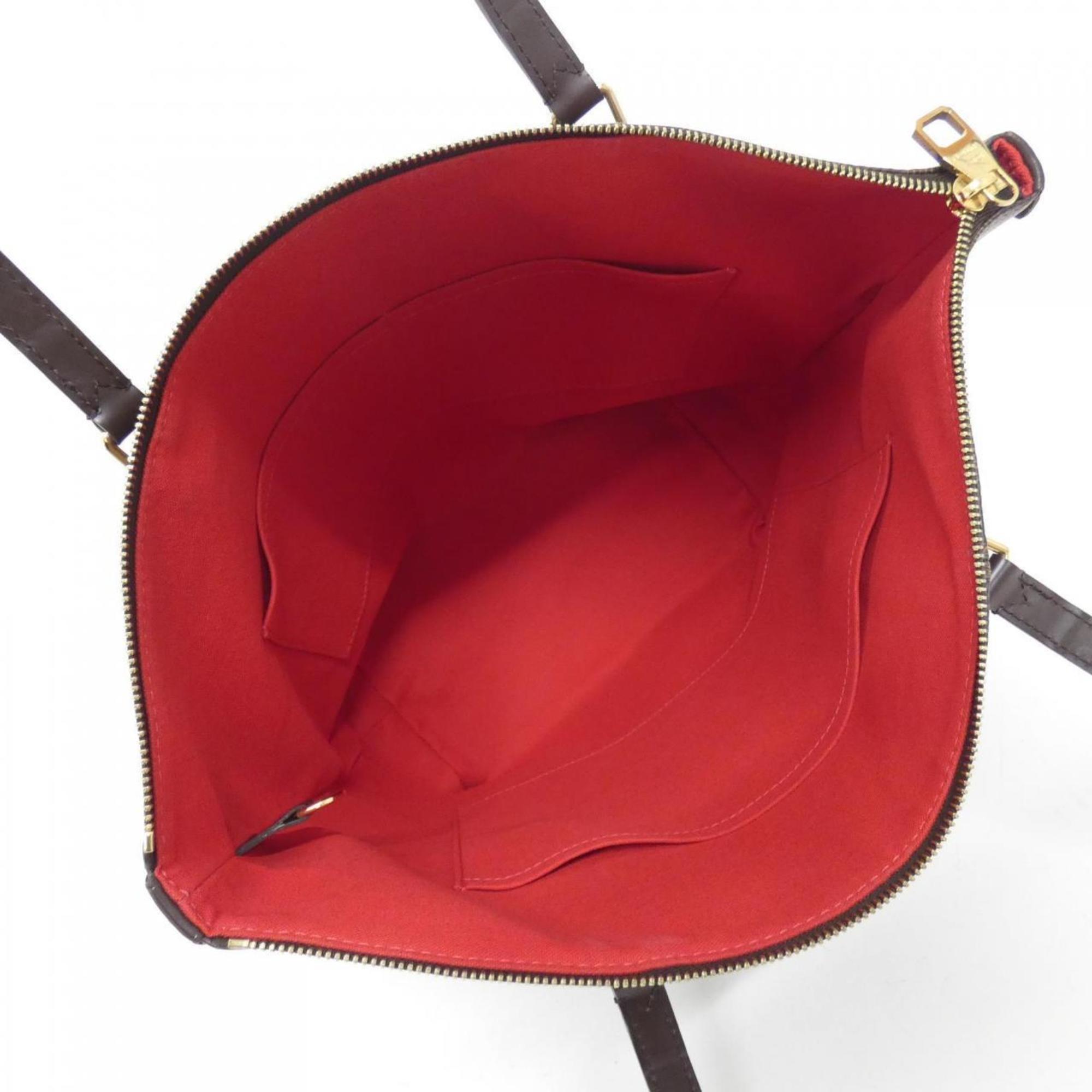 Louis Vuitton Ebene Coated Canvas Handbag