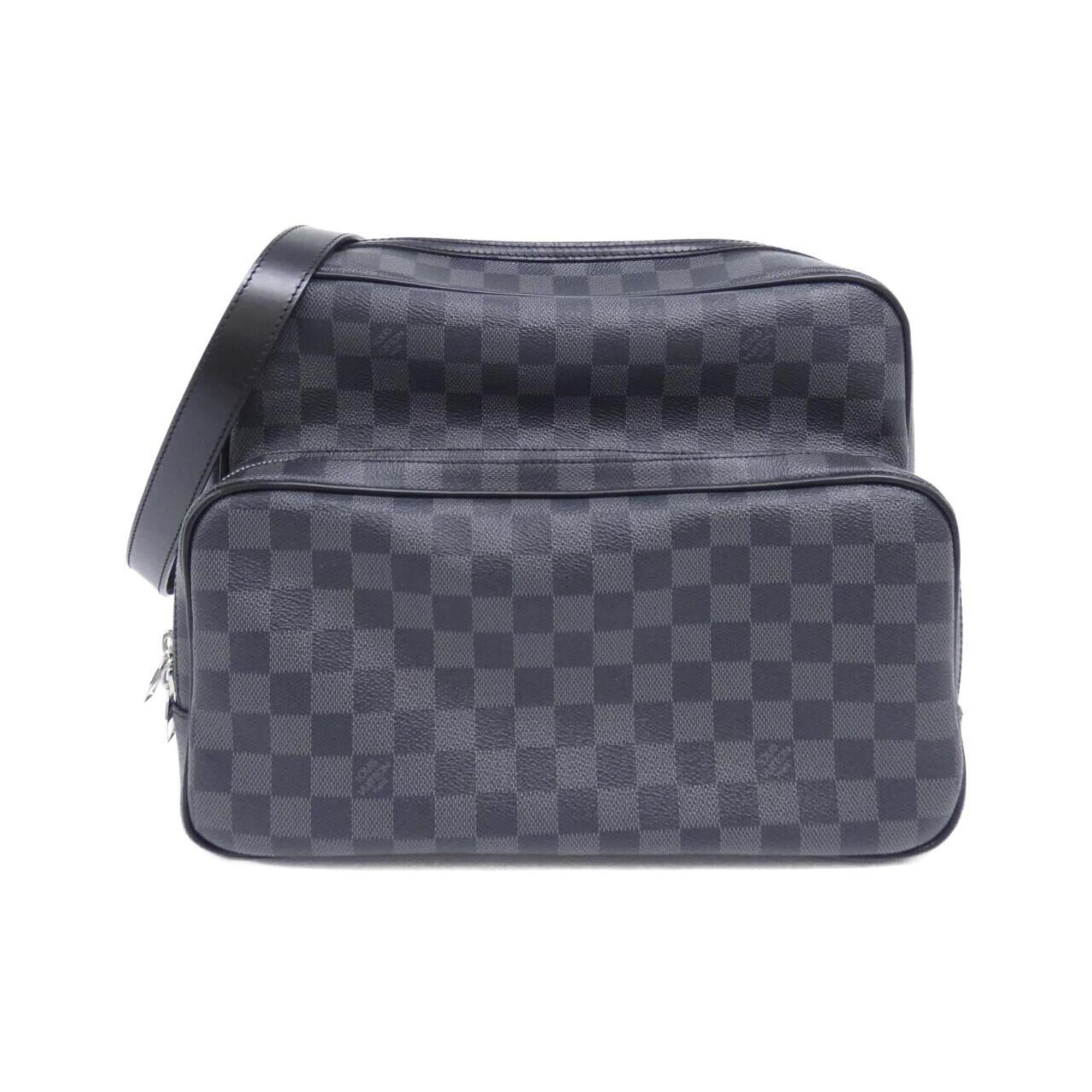 Louis Vuitton Graphite Coated Canvas Shoulder Bag