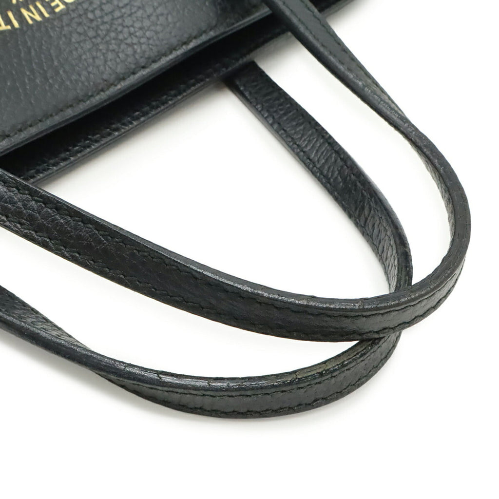 Gucci Black Leather Shoulder Bag Tote Bag (Pre-Owned)