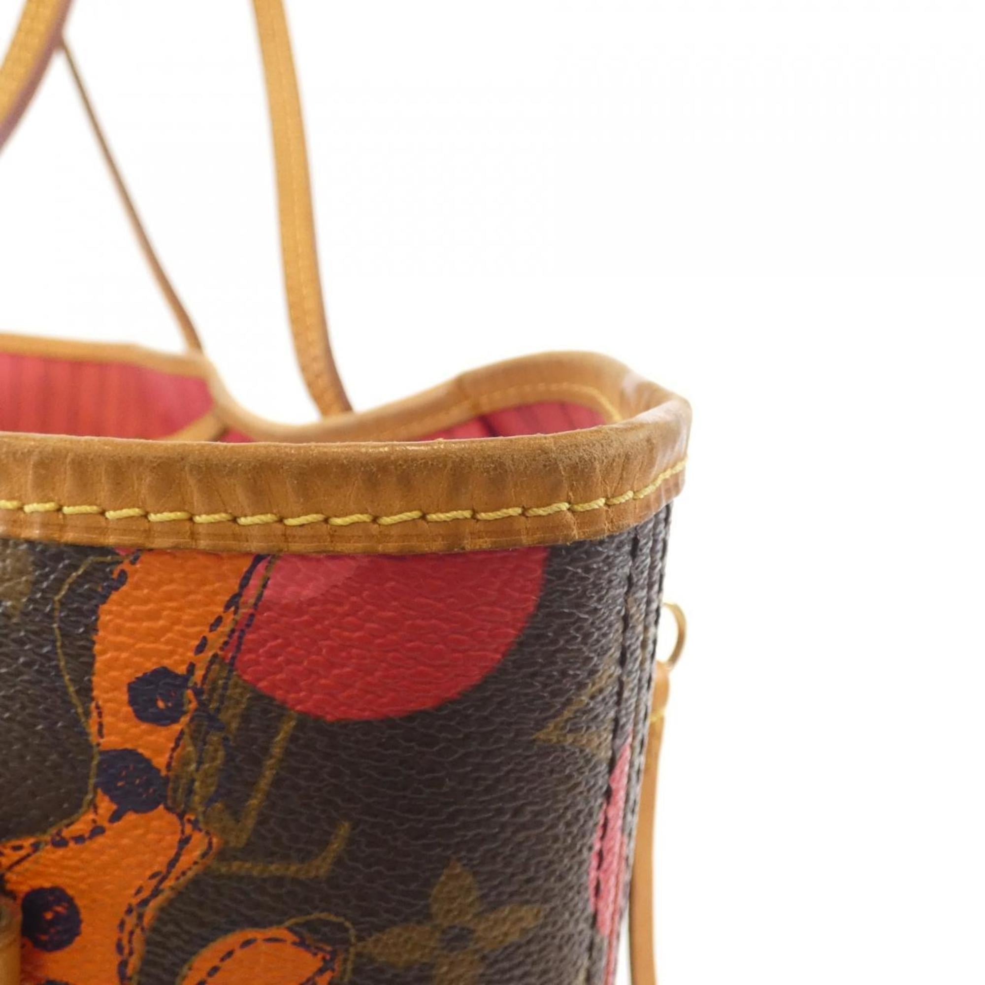 Louis Vuitton Marron Coated Canvas Handbag