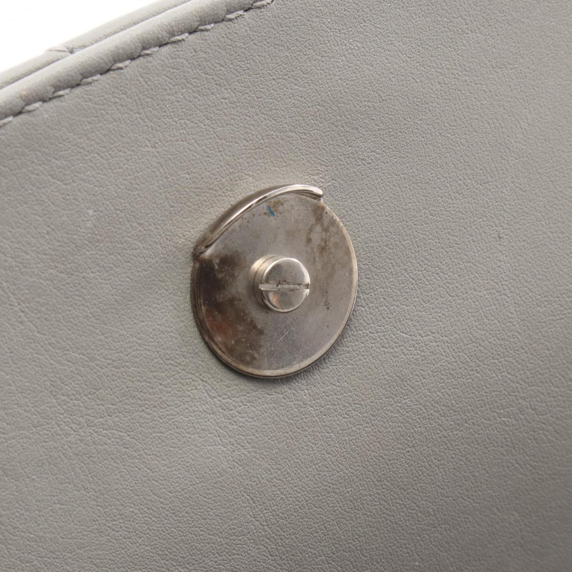 Balenciaga Gray Leather Shoulder