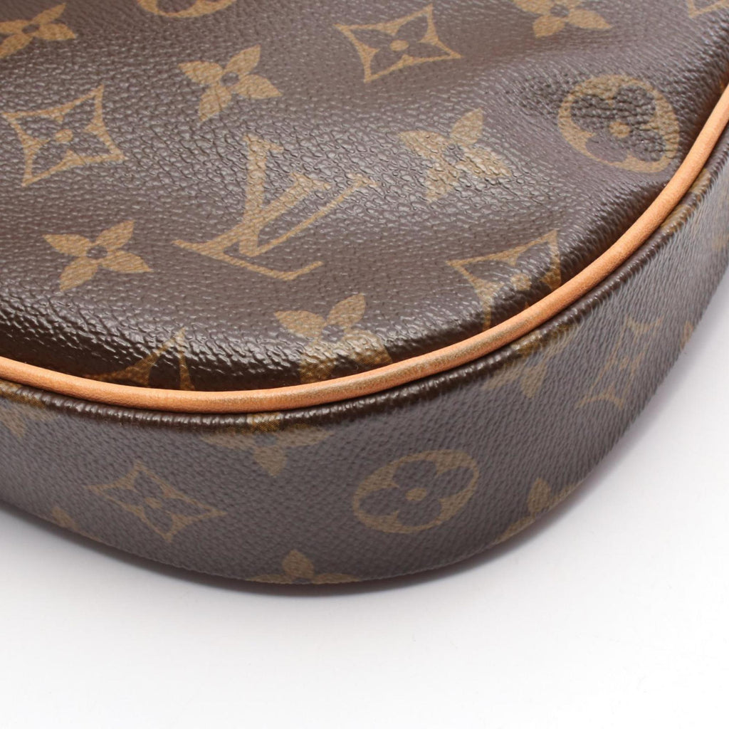 Louis Vuitton Monogram Brown Coated Canvas Leather Shoulder Bag