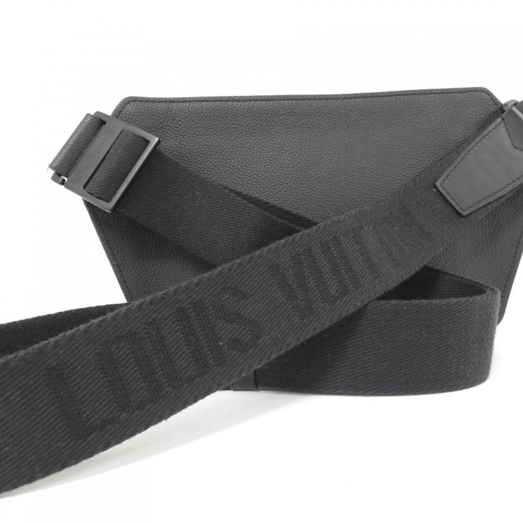 Louis Vuitton Black Leather Shoulder Bag