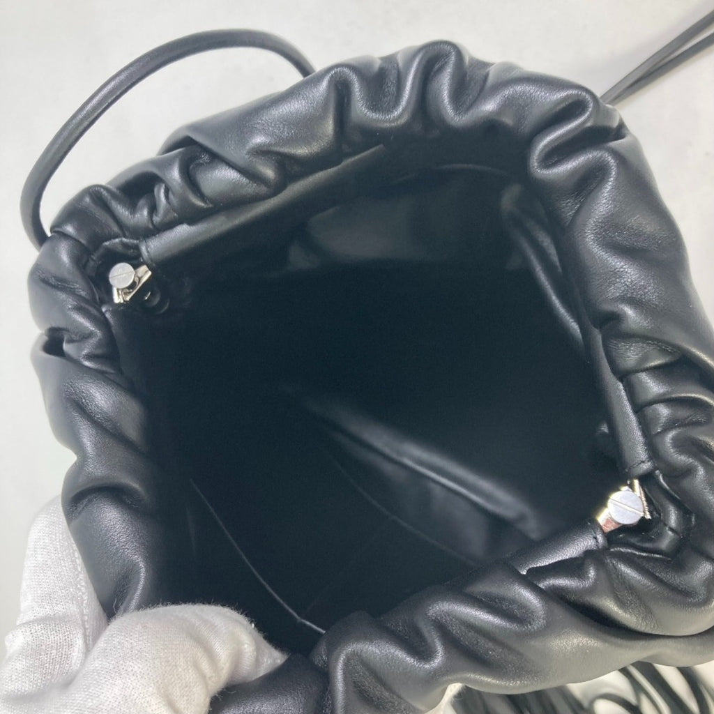 Bottega Veneta Black Leather Shoulder Bag