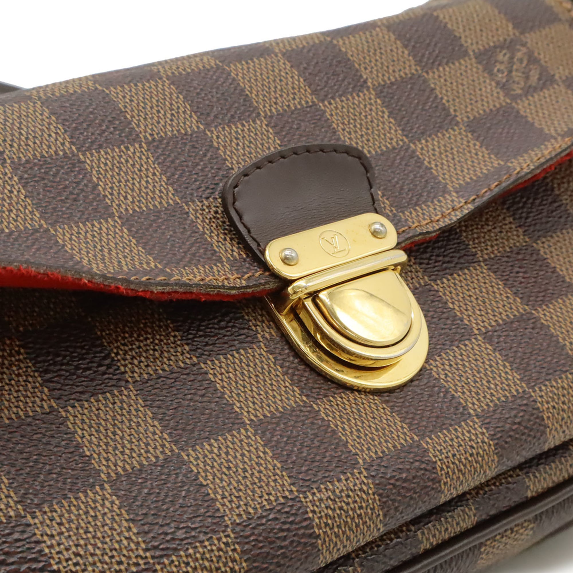 Louis Vuitton Brown Pvc Shoulder Bag
