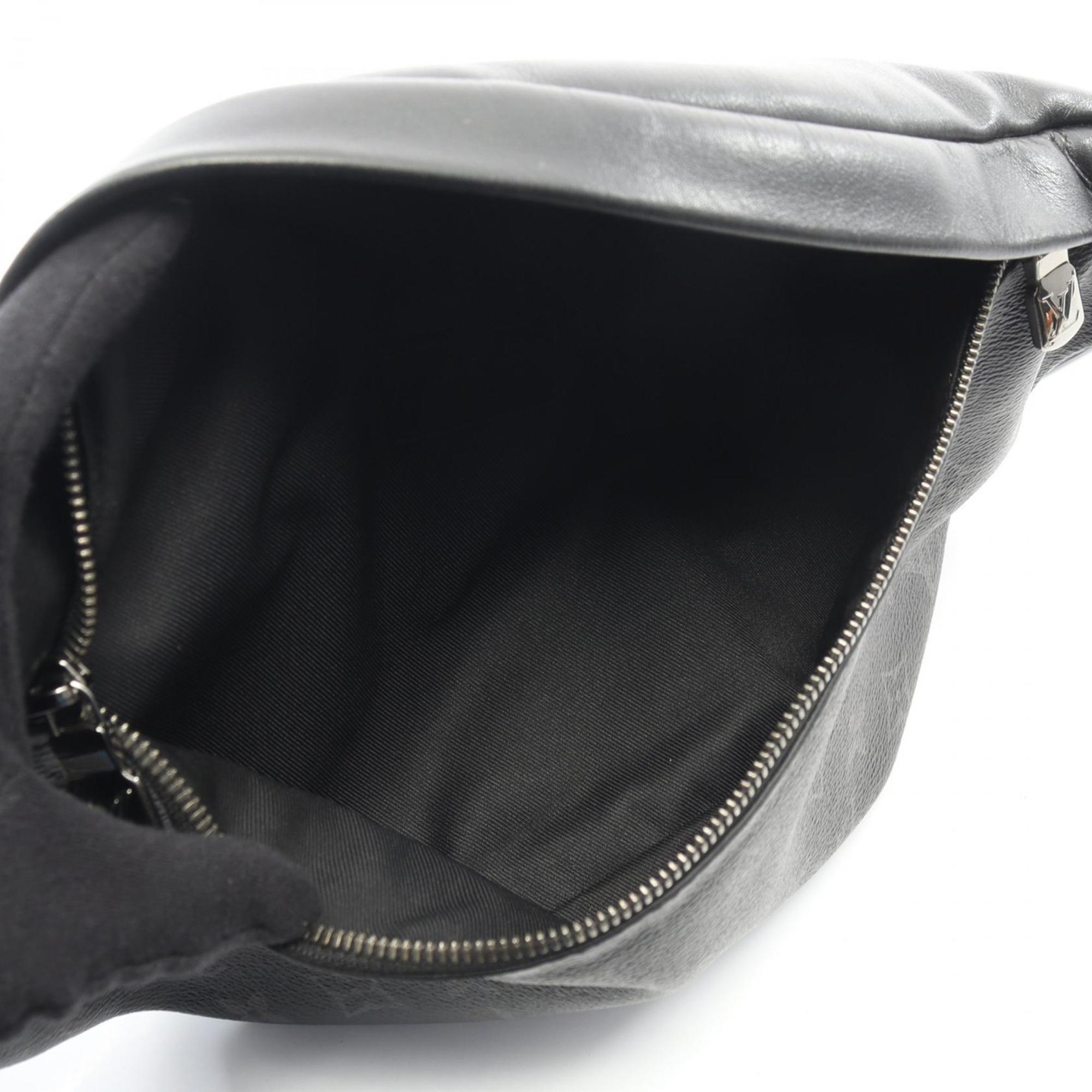 Louis Vuitton Black Coated Canvas Pvc Monogram Eclipse Leather Fanny Pack