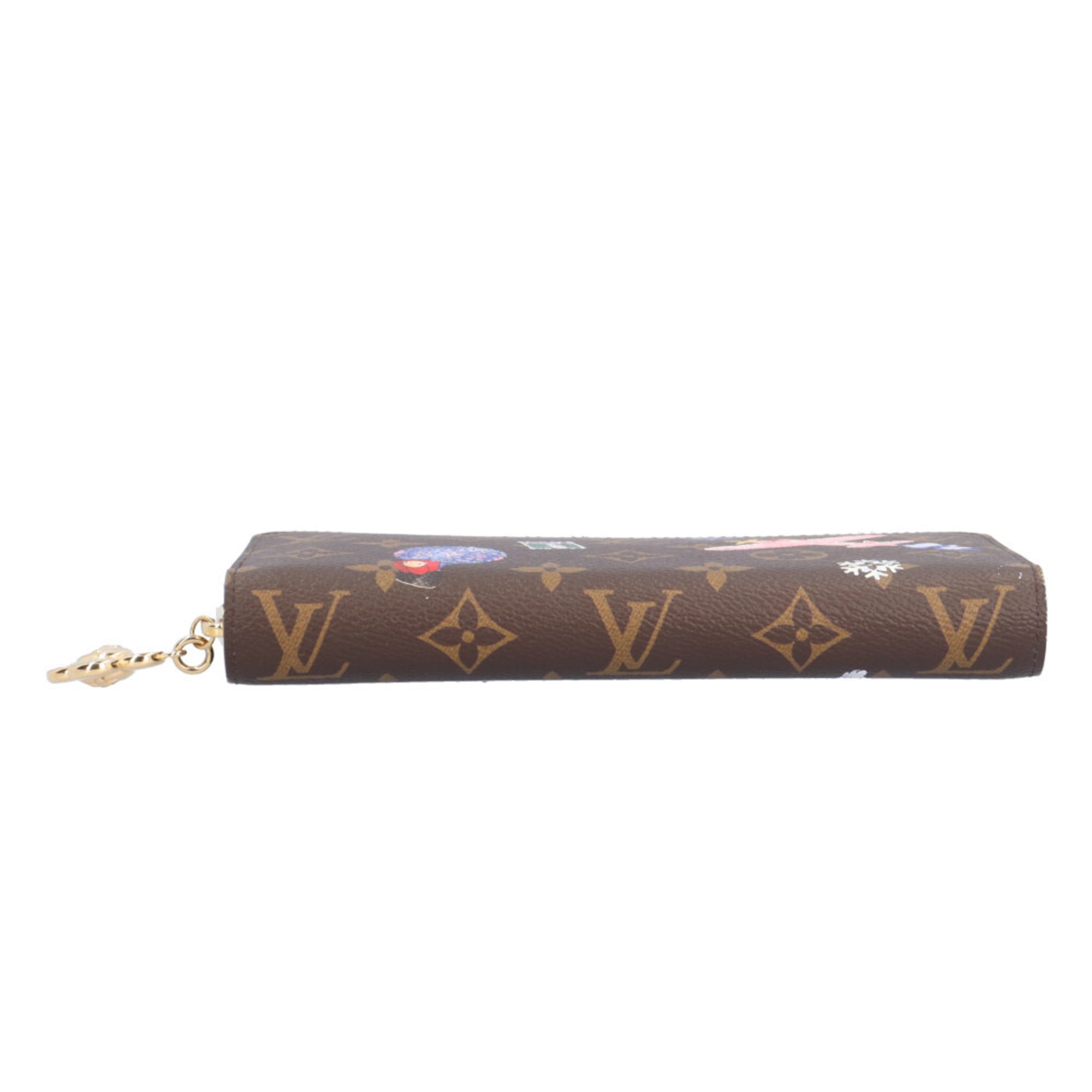 Louis Vuitton Brown Multi-Color Monogram Canvas Long Wallet