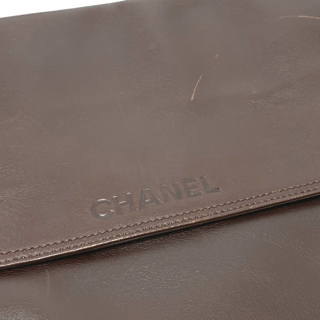 Chanel Brown Leather Shoulder Bag