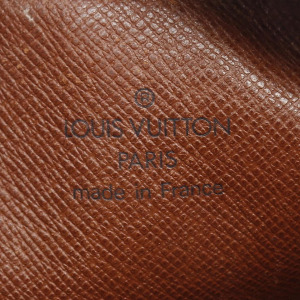 Louis Vuitton Brown Pvc Coated Canvas Leather Shoulder Bag