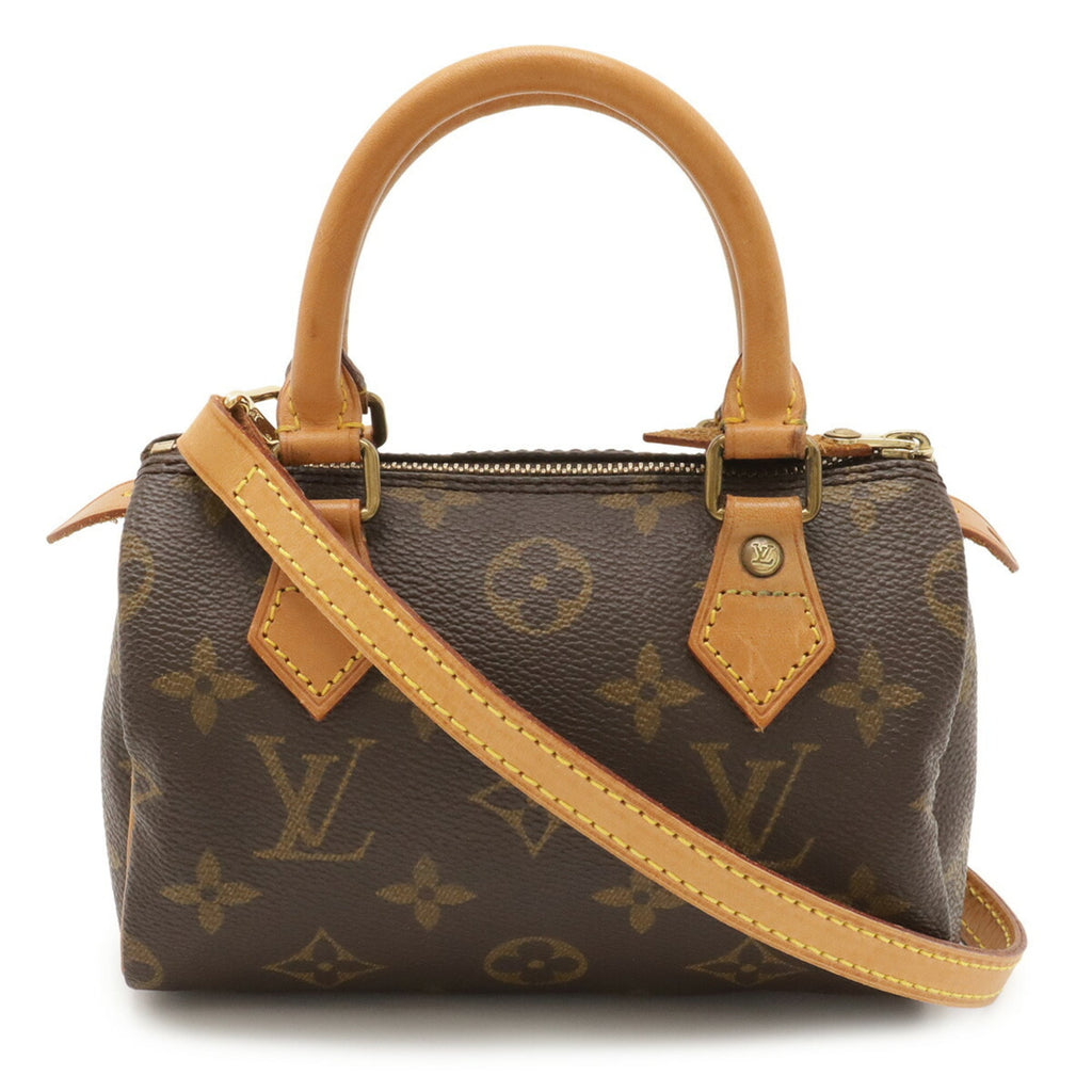 Louis Vuitton Brown Monogram Canvas Handbag Pouch Shoulder Bag