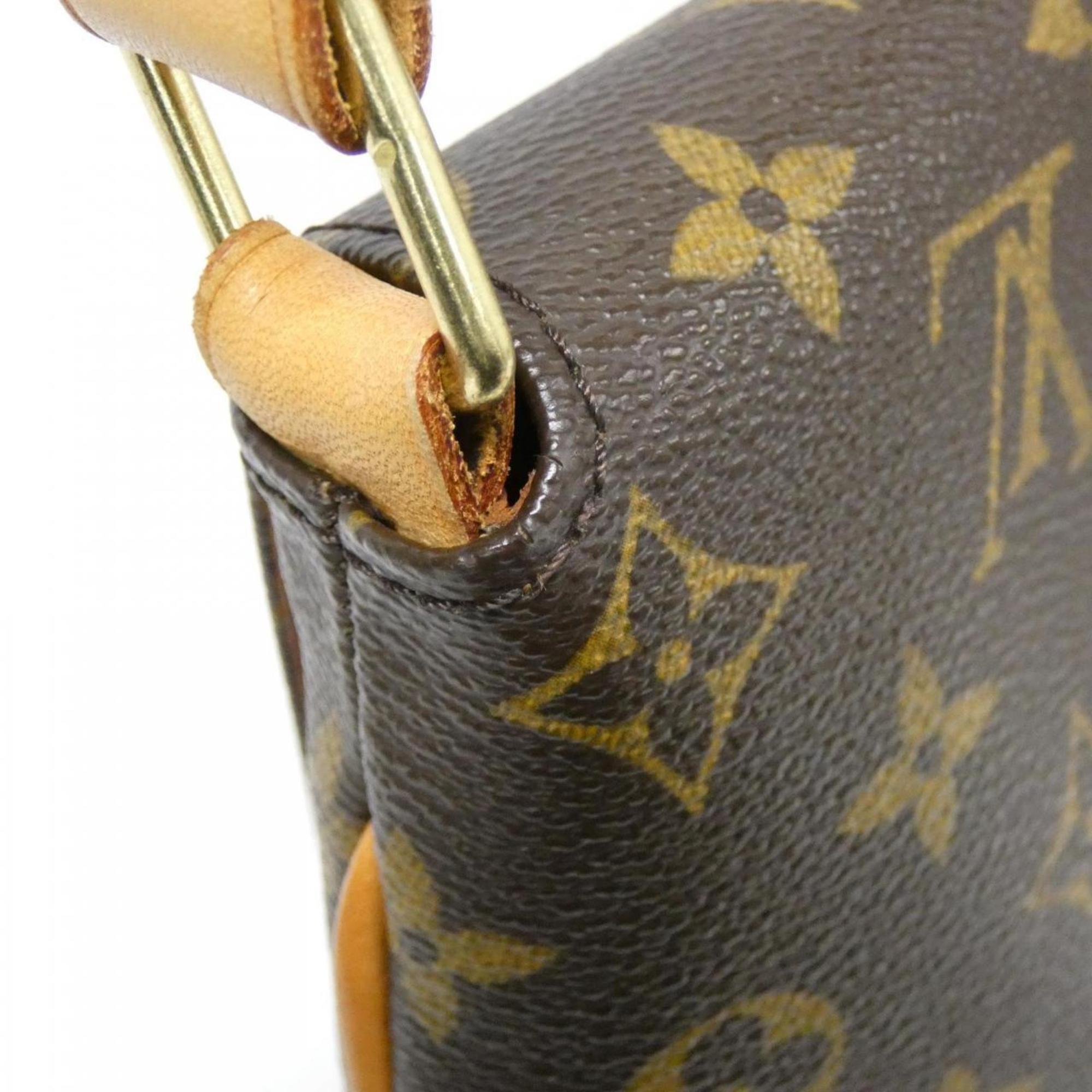 Louis Vuitton Marron Coated Canvas Shoulder Bag