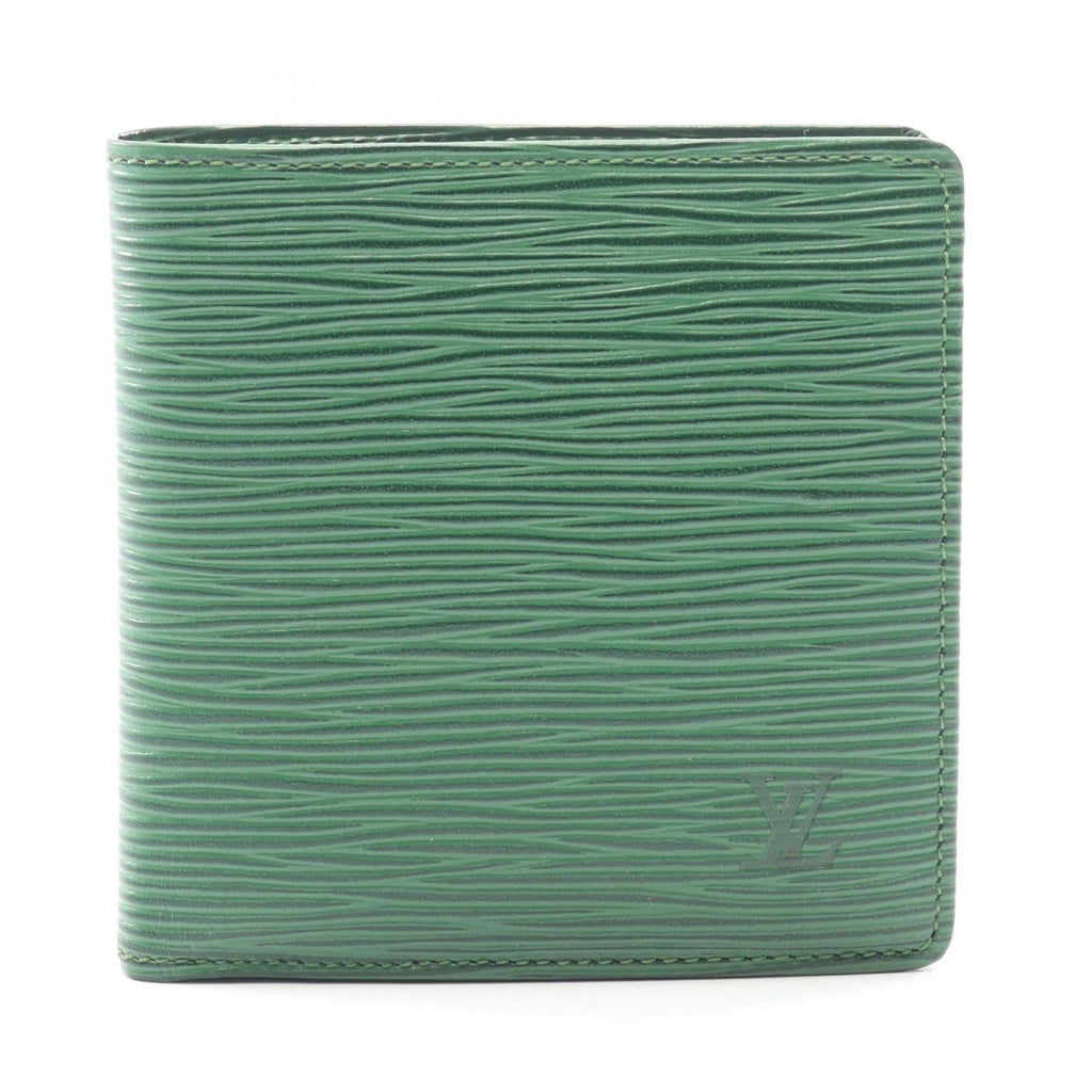 Louis Vuitton Borneo Green Green Epi Leather Wallet