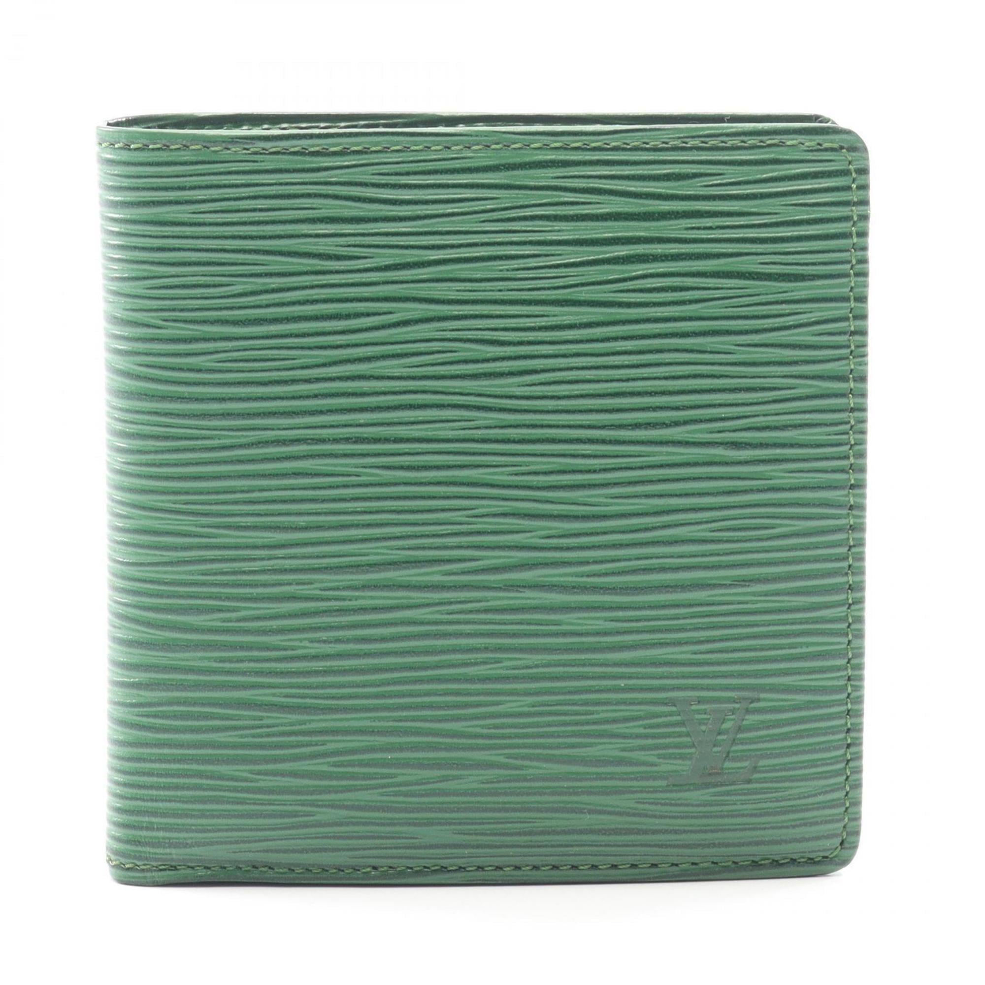 Louis Vuitton Borneo Green Green Epi Leather Wallet