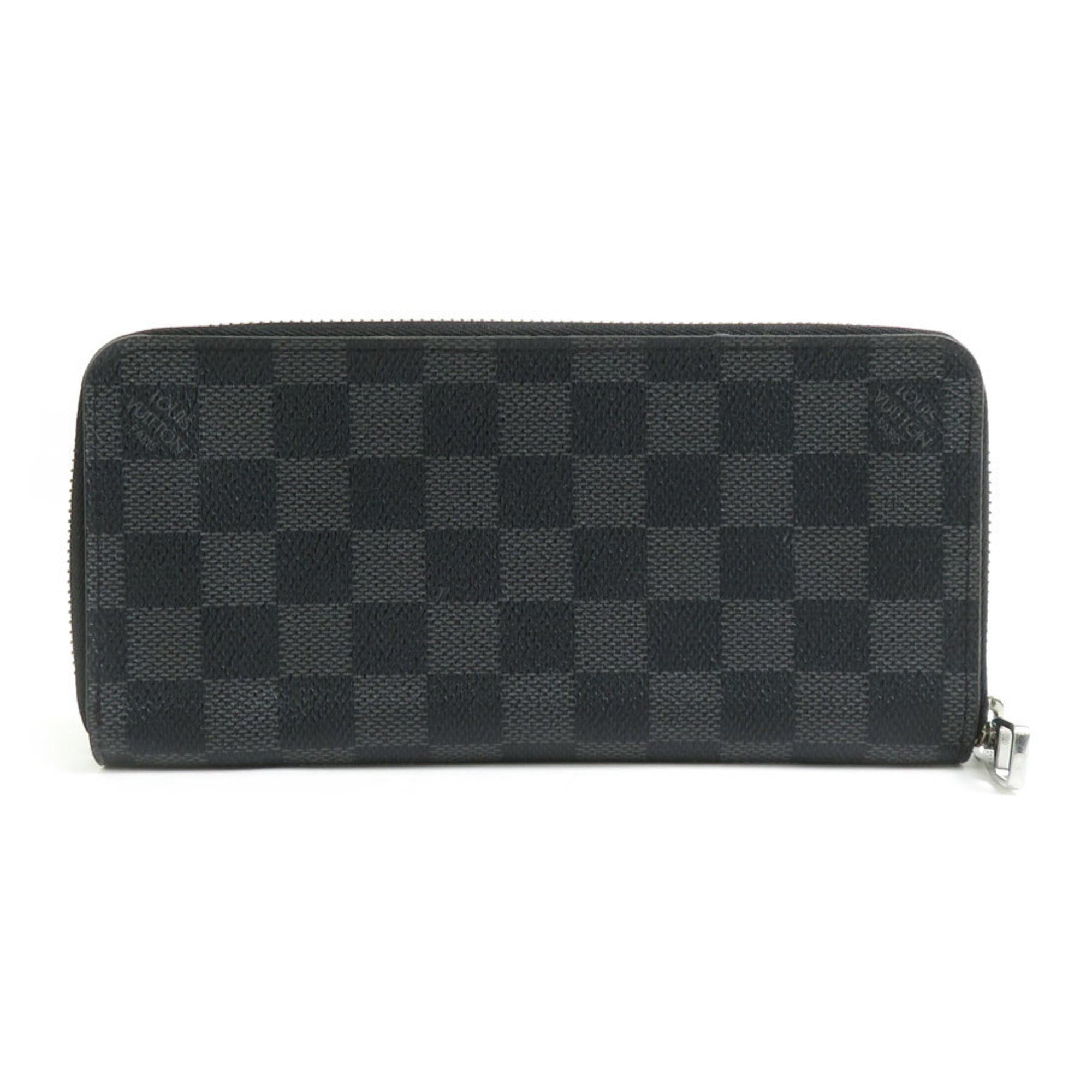 Louis Vuitton Black Damier Graphite Long Wallet