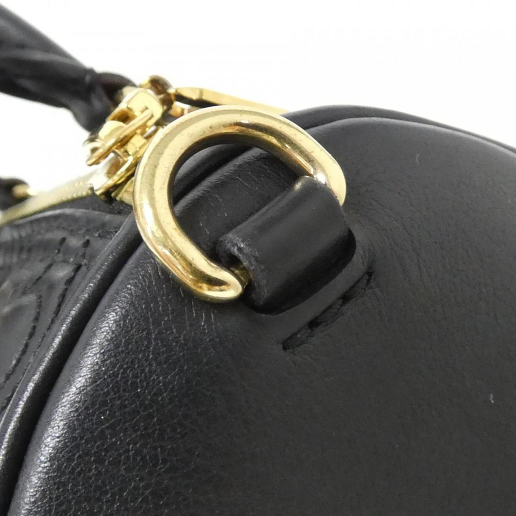 Louis Vuitton Black Leather Shoulder Bag