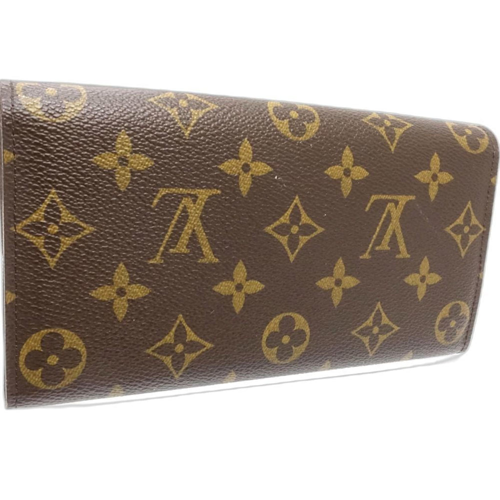 Louis Vuitton Monogram Brown Canvas Long Wallet