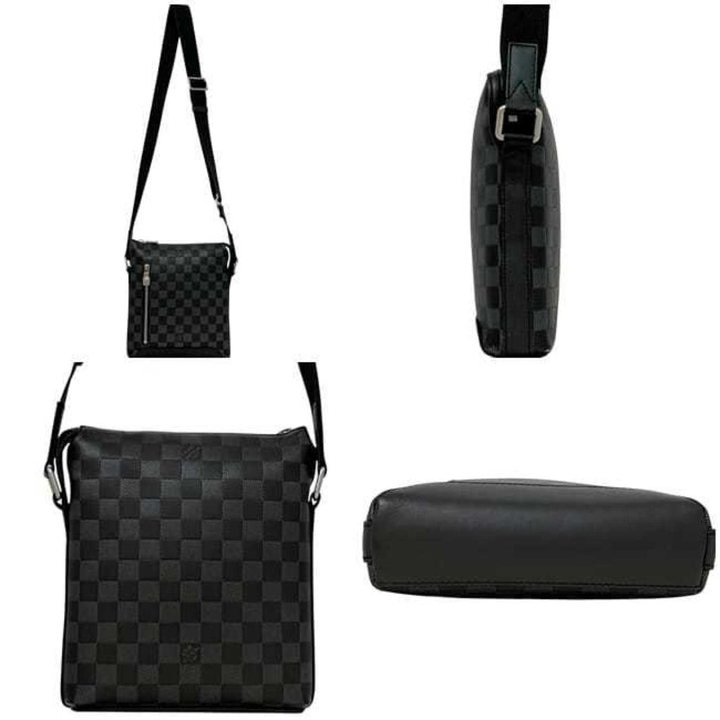 Louis Vuitton Black Damier Infini Leather Shoulder Bag