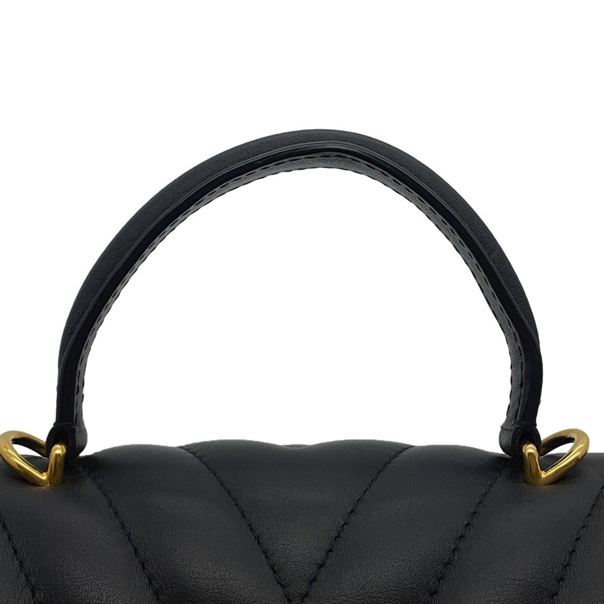 Louis Vuitton Black Noir Exotic Leather Handbag Shoulder Bag