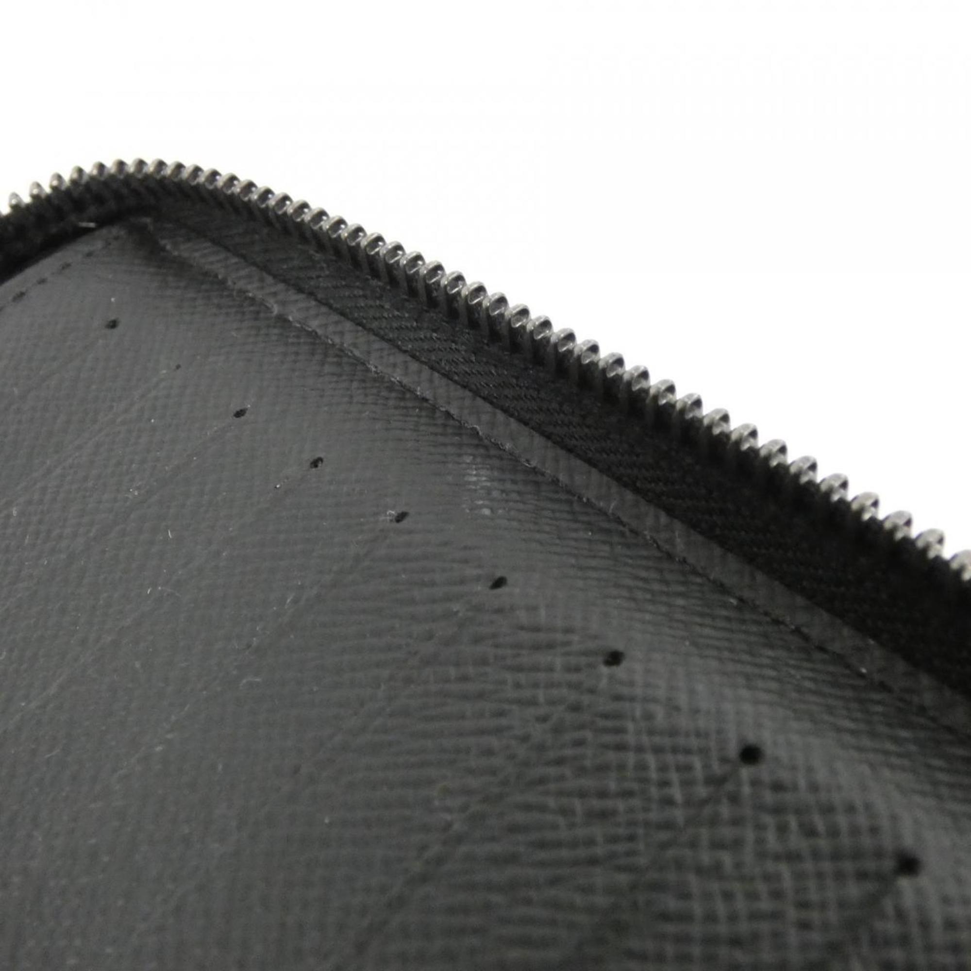 Louis Vuitton Black Coated Canvas Long Wallet