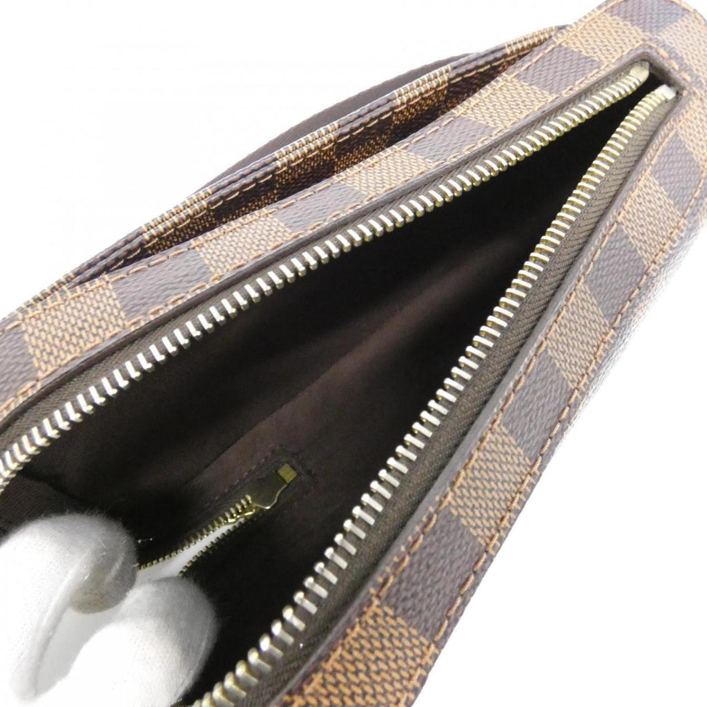 Louis Vuitton Brown Coated Canvas Shoulder Bag