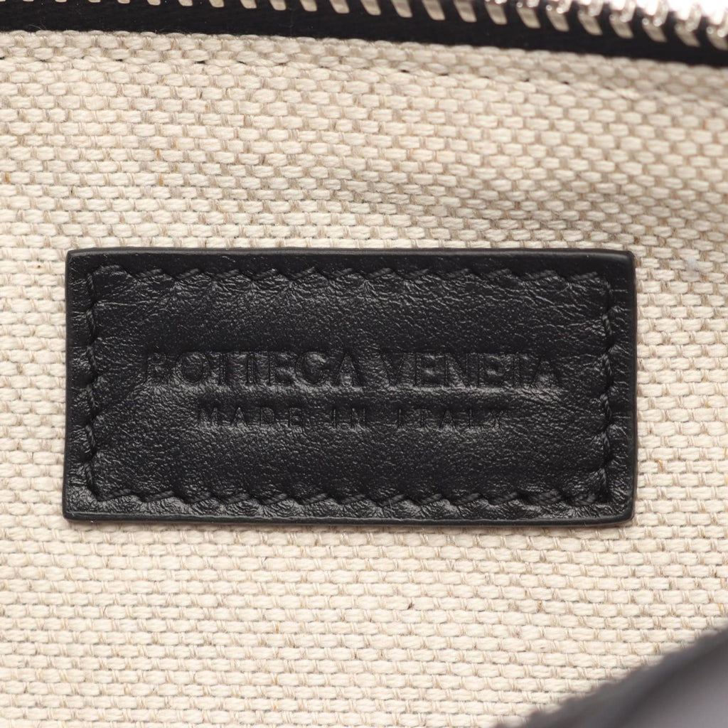 Bottega Veneta Black Intrecciato Shoulder Bag