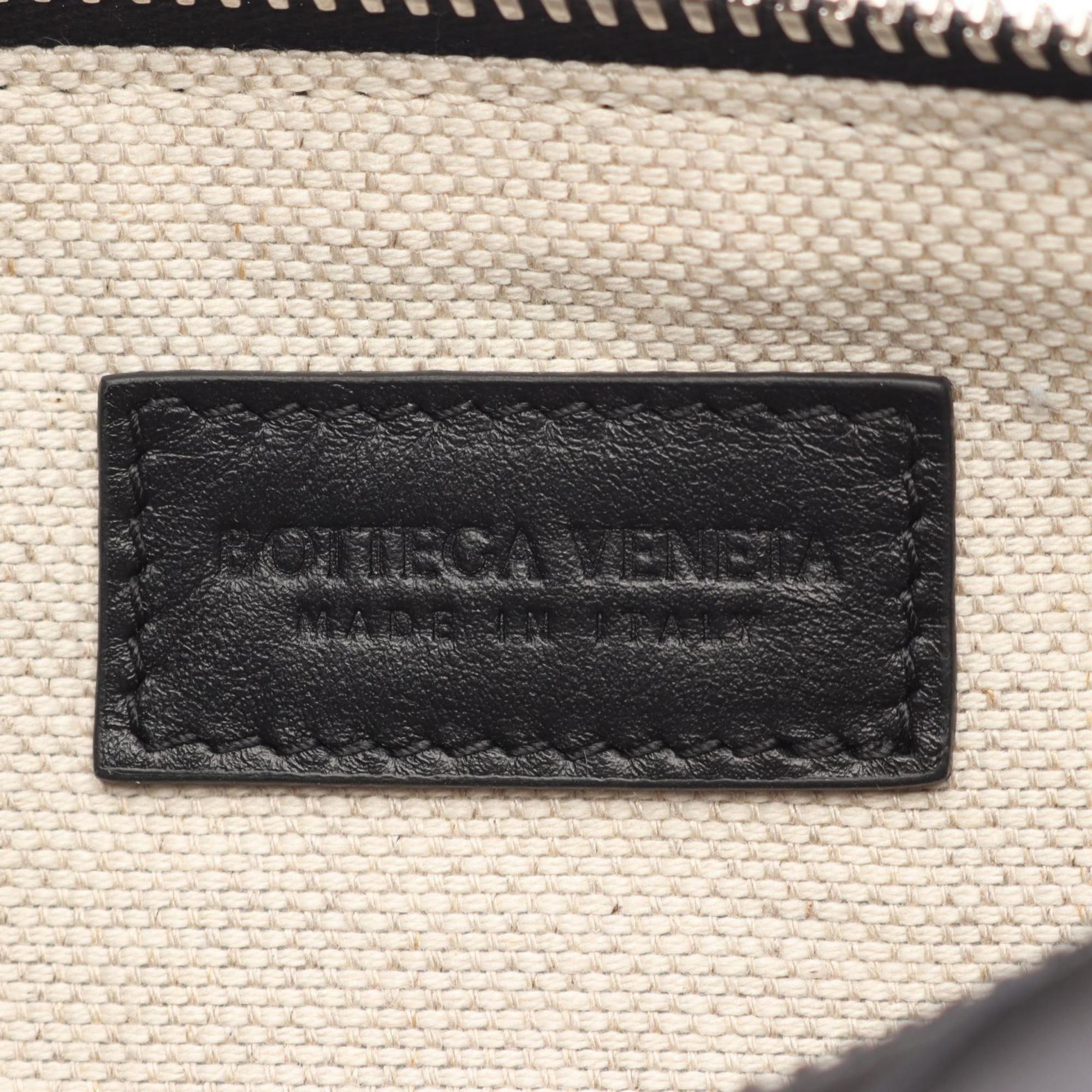 Bottega Veneta Black Intrecciato Shoulder Bag