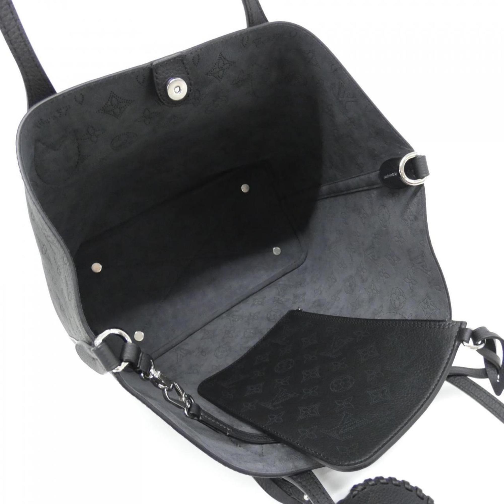 Louis Vuitton Black Leather Handbag Pouch