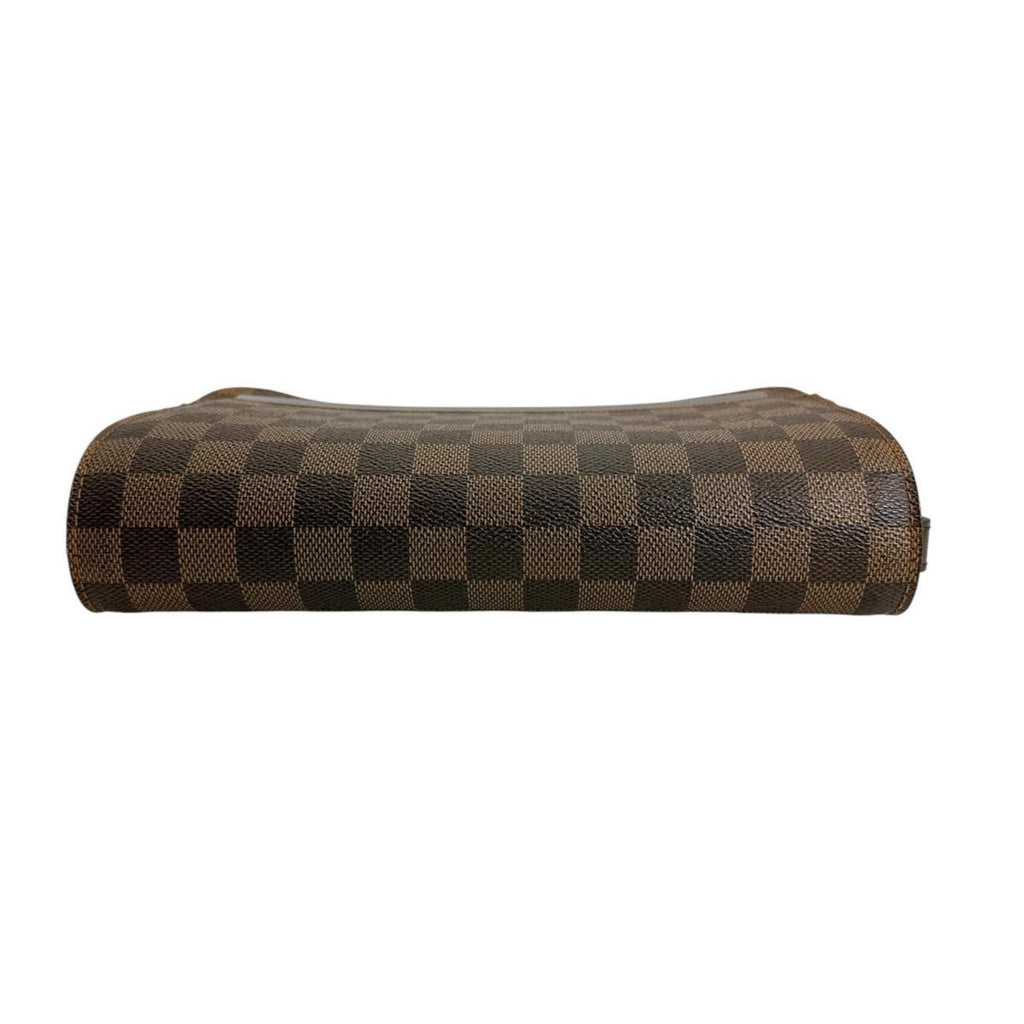 Louis Vuitton Brown Damier Canvas Clutch Bag