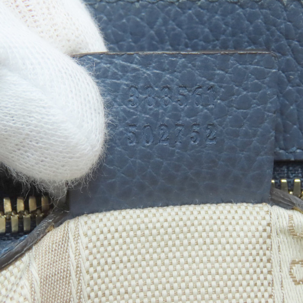 Gucci Blue Leather Handbag (Pre-Owned)