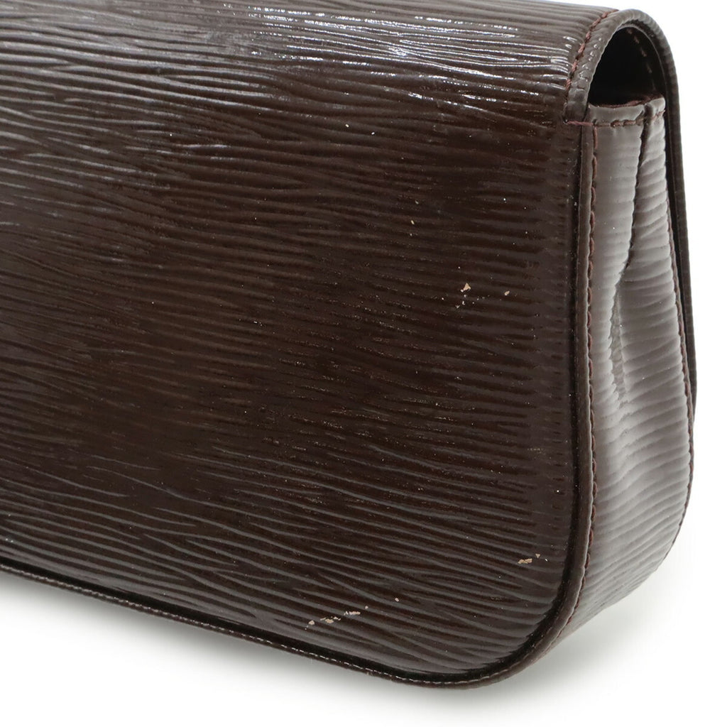 Louis Vuitton Brown Epi Leather Clutch Bag Pochette