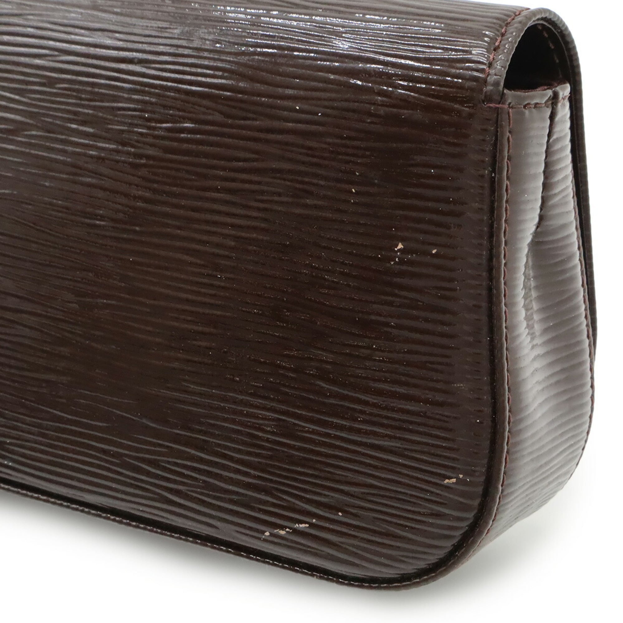 Louis Vuitton Brown Epi Leather Clutch Bag Pochette