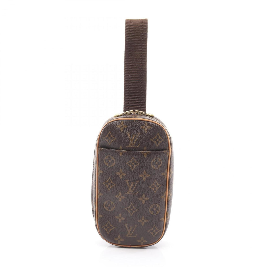 Louis Vuitton Brown Coated Canvas Leather Fanny Pack Handbag