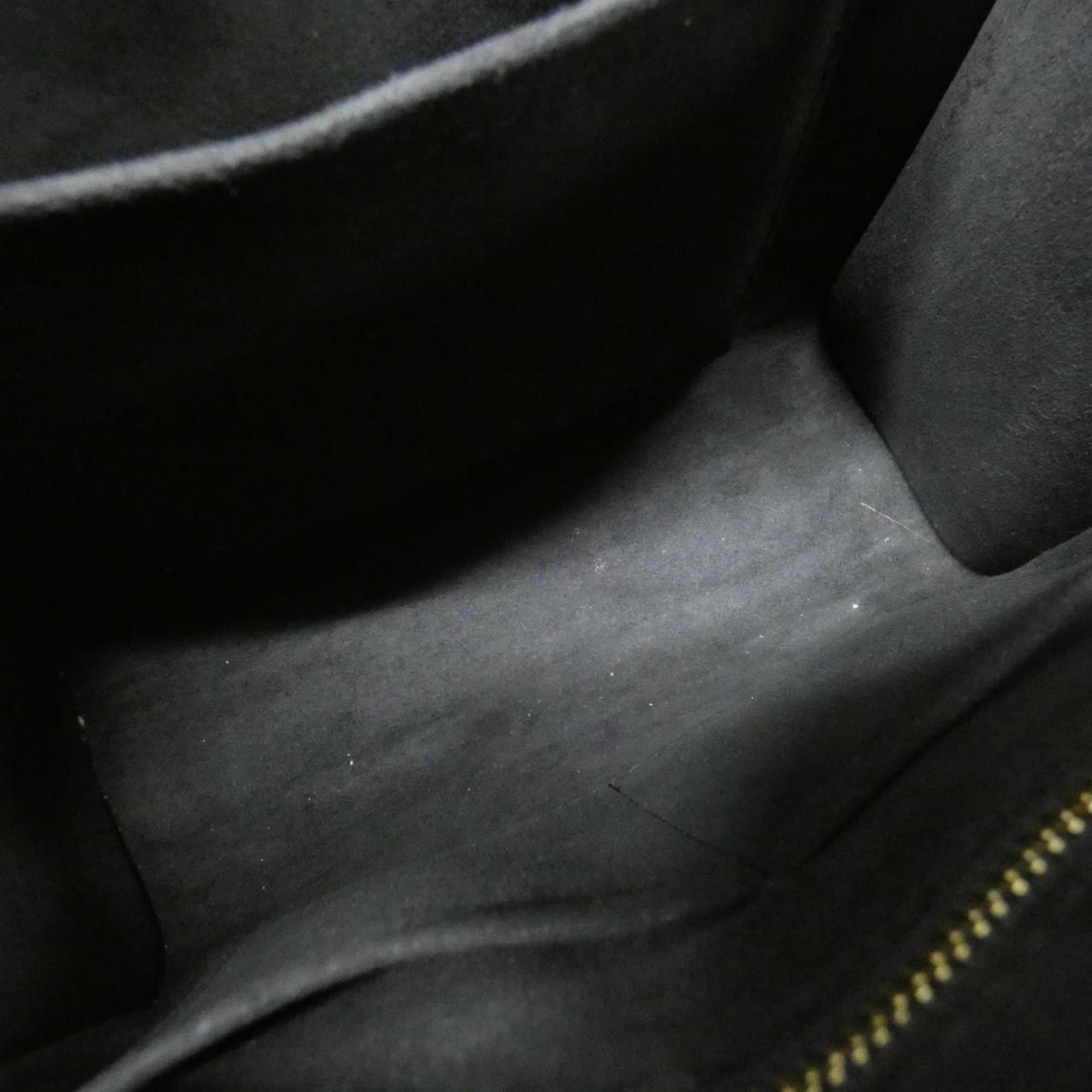 Louis Vuitton Black Leather Handbag