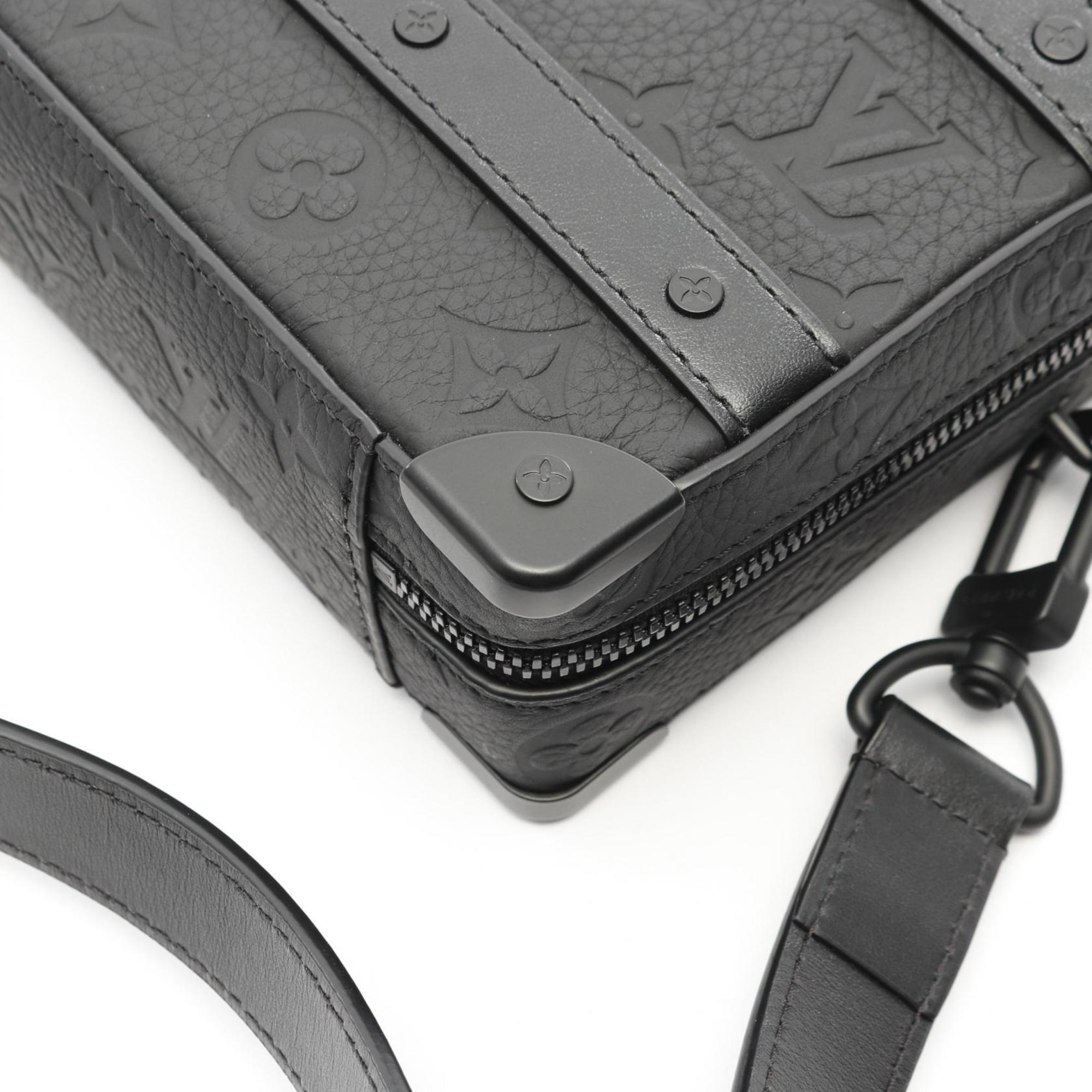 Louis Vuitton Black Leather Shoulder Bag