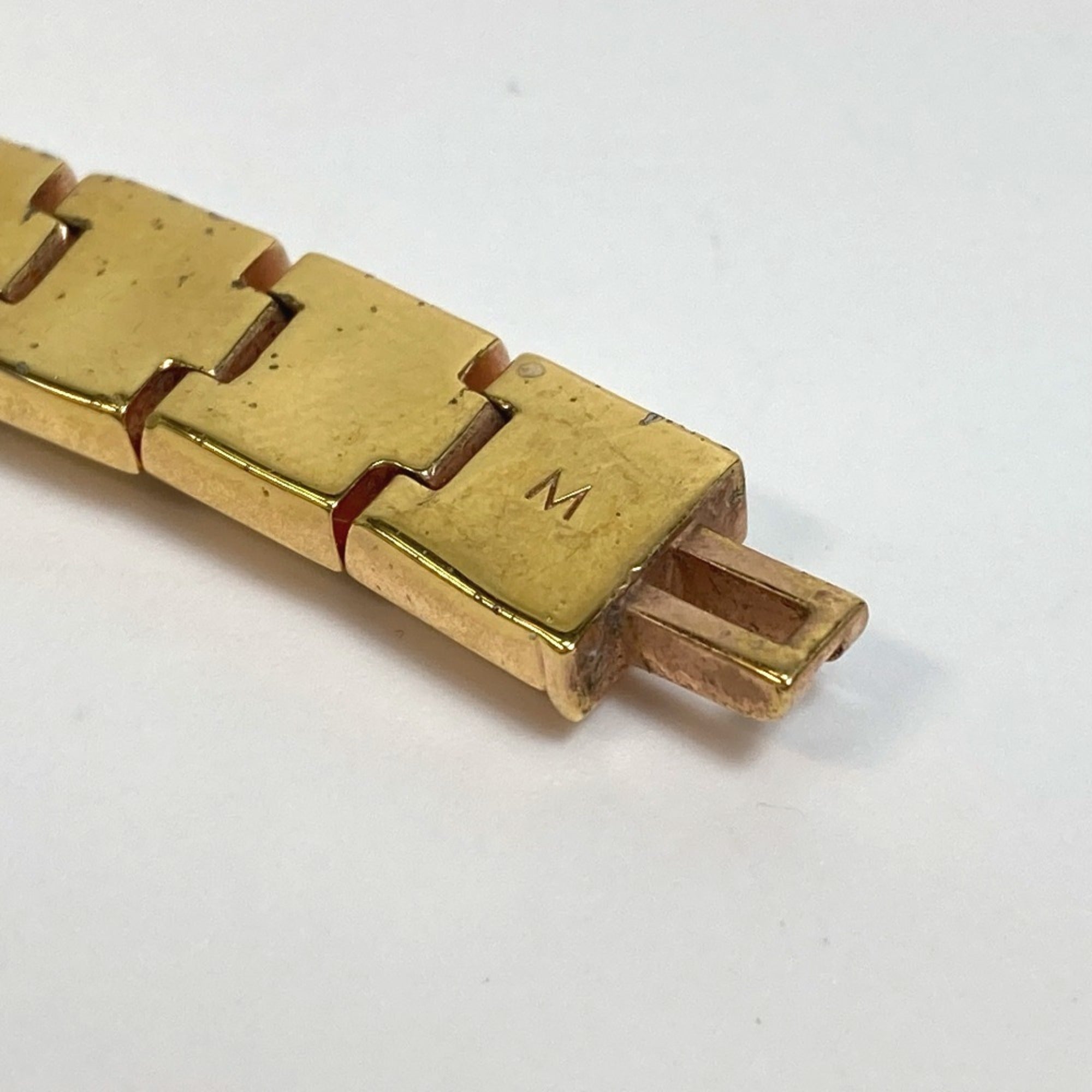 Louis Vuitton Gold Metal Tennis Bracelet