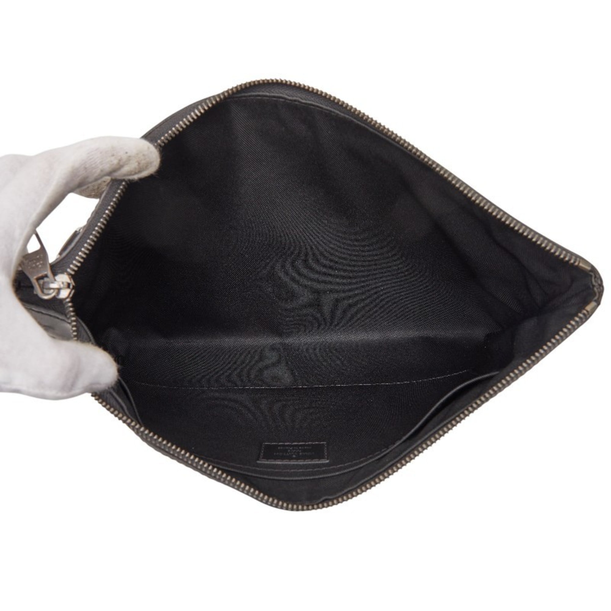 Louis Vuitton Black Pvc Leather Clutch Bag Pochette