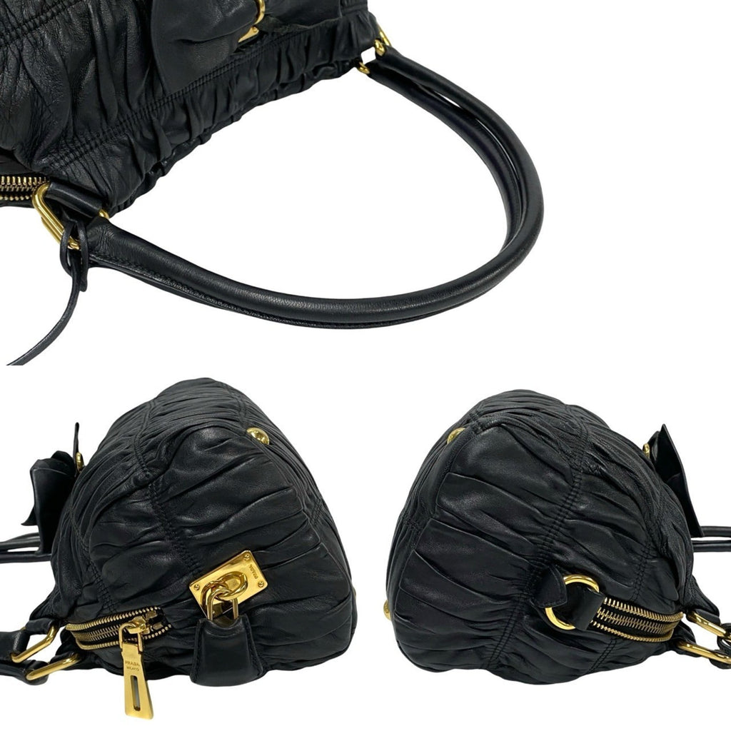 Prada Black Leather Handbag