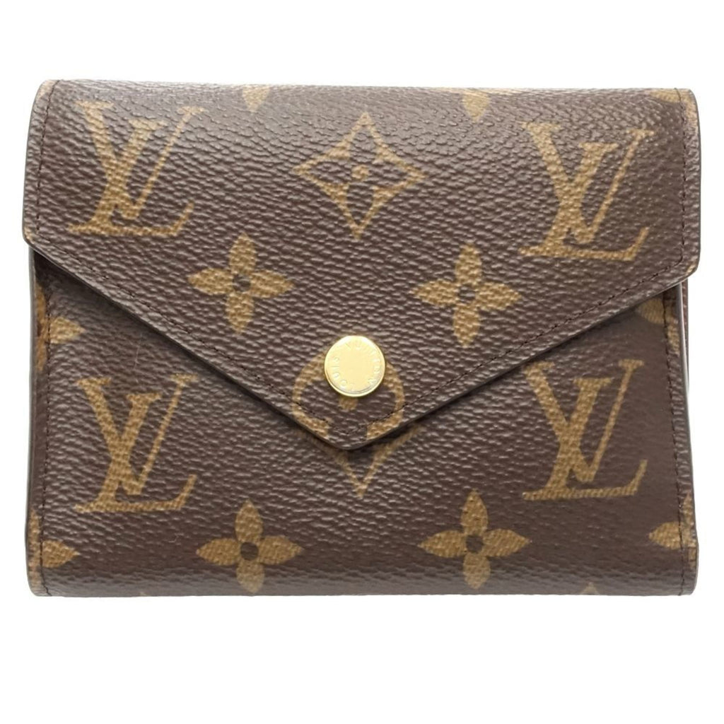 Louis Vuitton Brown Canvas Wallet (Tri-Fold)