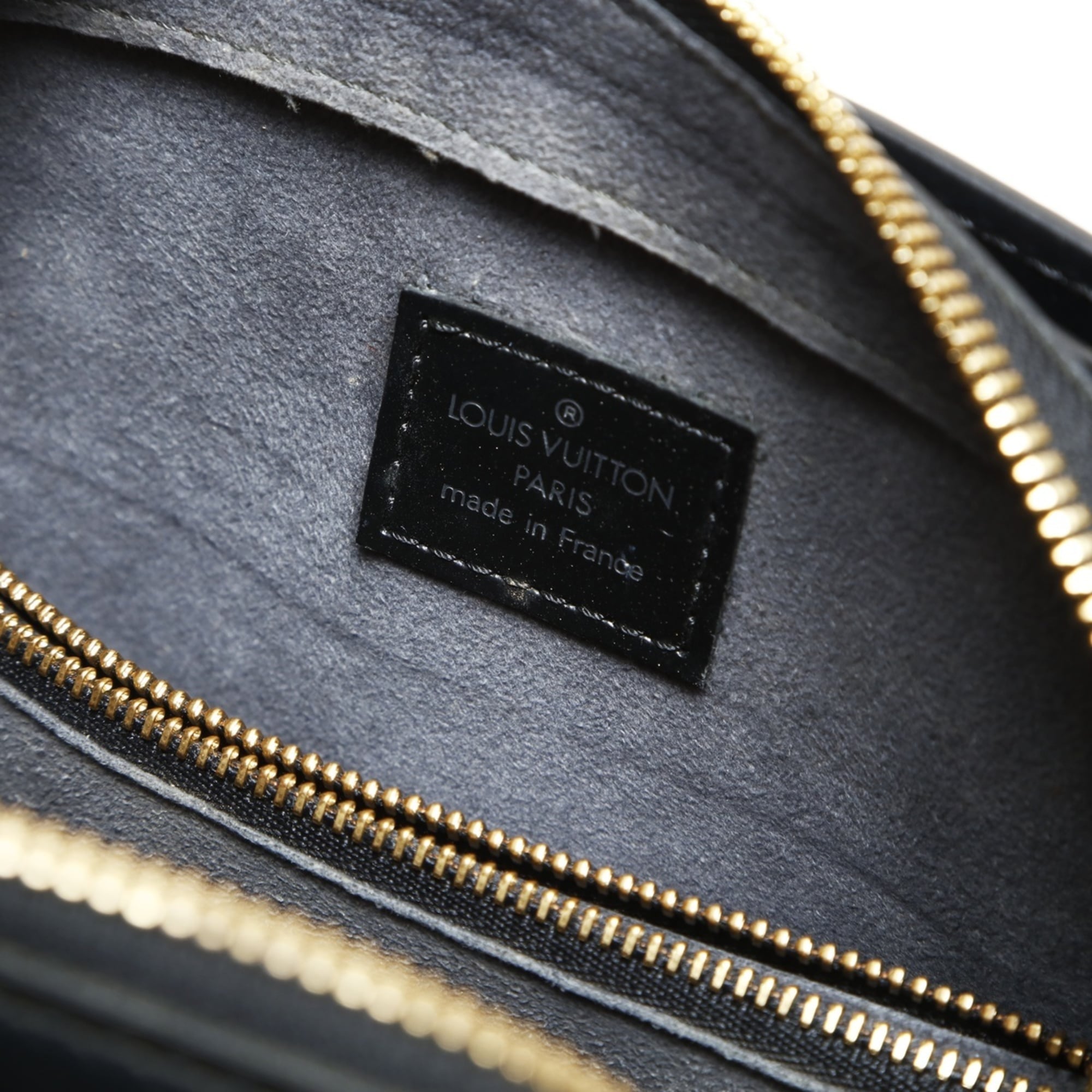 Louis Vuitton Epi Black Epi Leather Handbag