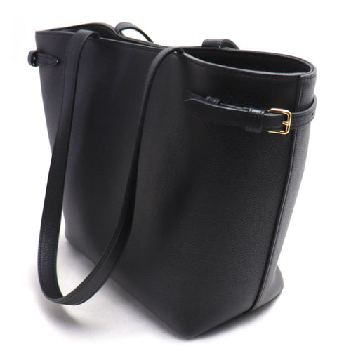 Celine Black Leather Tote Bag