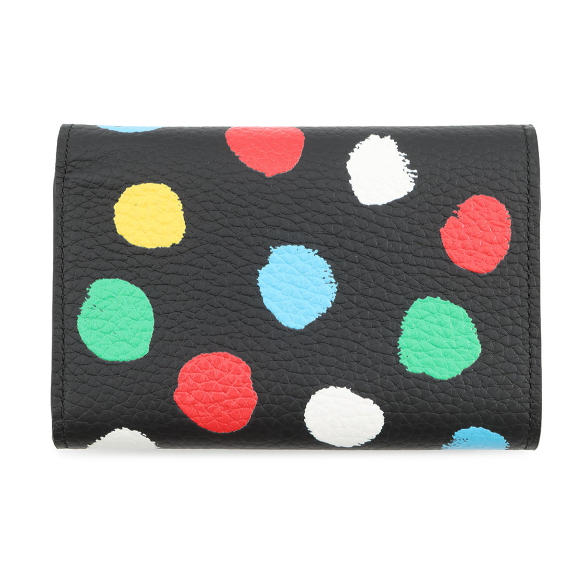 Louis Vuitton Black Multi-Color Noir Leather Wallet (Tri-Fold)