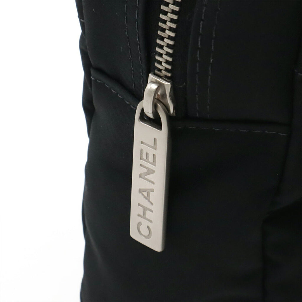 Chanel Black Nylon Shoulder Bag