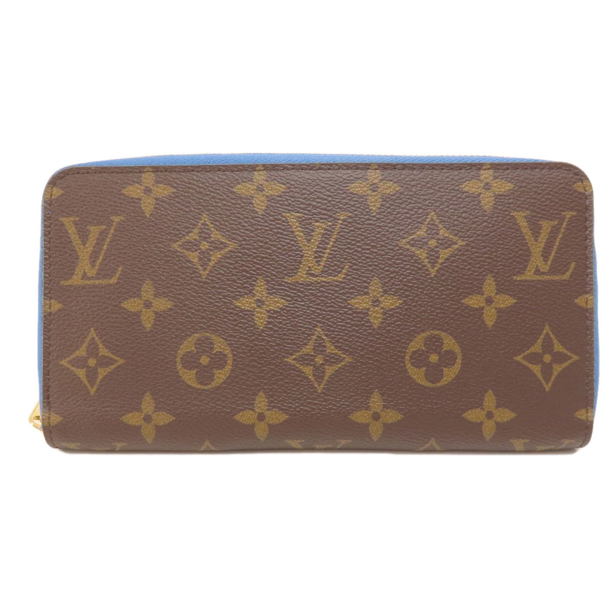 Louis Vuitton Blue Jean Brown Monogram Monogram Canvas Coin Purse/Coin Case