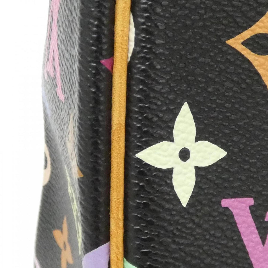 Louis Vuitton Monogram Multicolore Black Coated Canvas Shoulder Bag