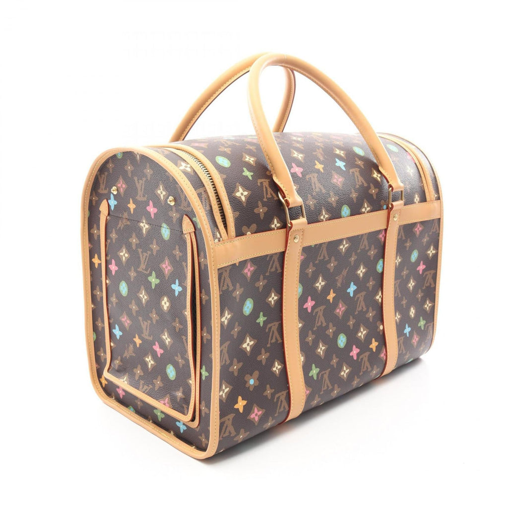 Louis Vuitton Brown Multi-Color Pvc Leather Handbag