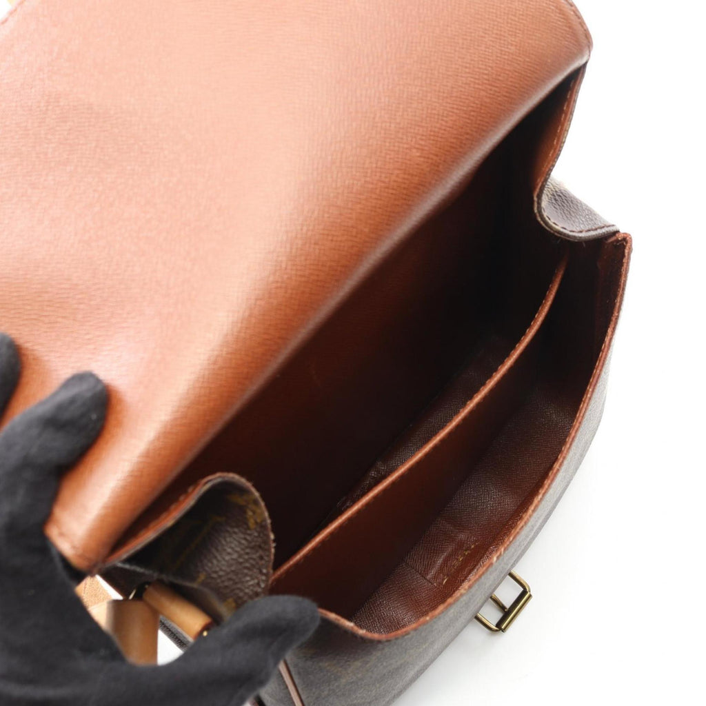 Louis Vuitton Brown Coated Canvas Pvc Monogram Leather Shoulder Bag