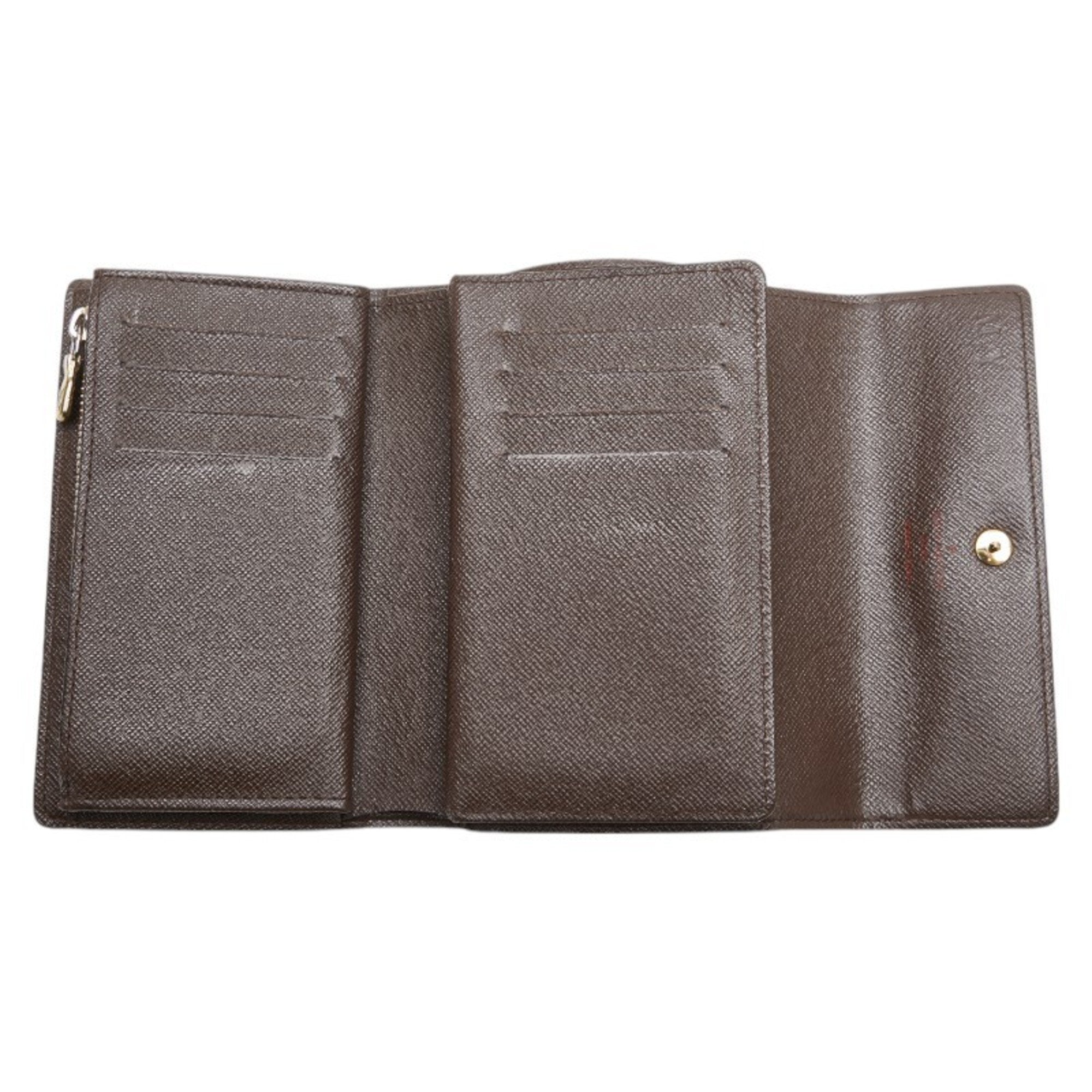 Louis Vuitton Damier Brown Pvc Wallet (Tri-Fold)