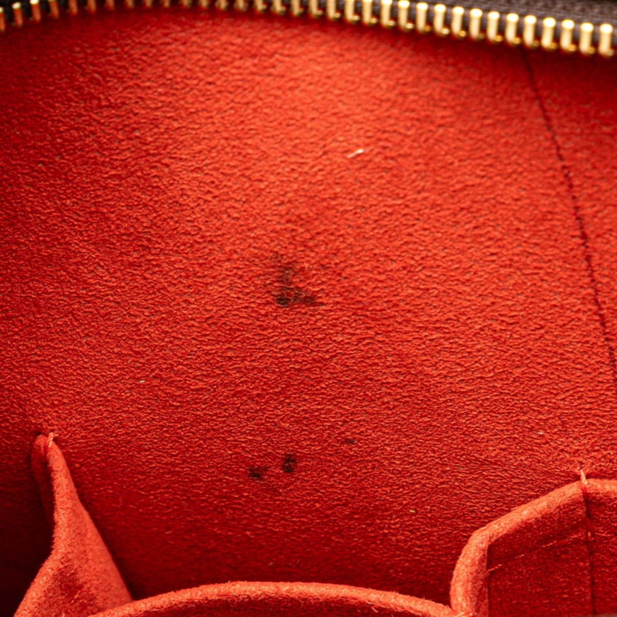 Louis Vuitton Brown Pvc Leather Handbag Tote Bag
